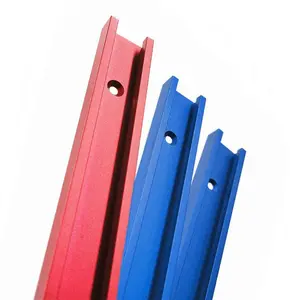 30 Type T Track, Aluminum Alloy T-track Woodworking Standard Miter Gauge Guide Chute, T Track T Slot Wood Tool for Workbench Table Saw Router Table
