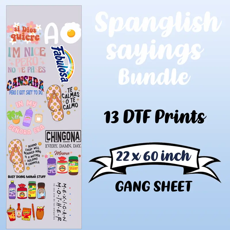 Spanglish DTF Bundle Sheet