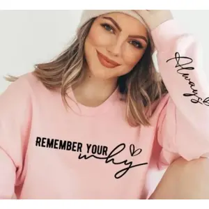 Remember Your Why Screen Print Transfer