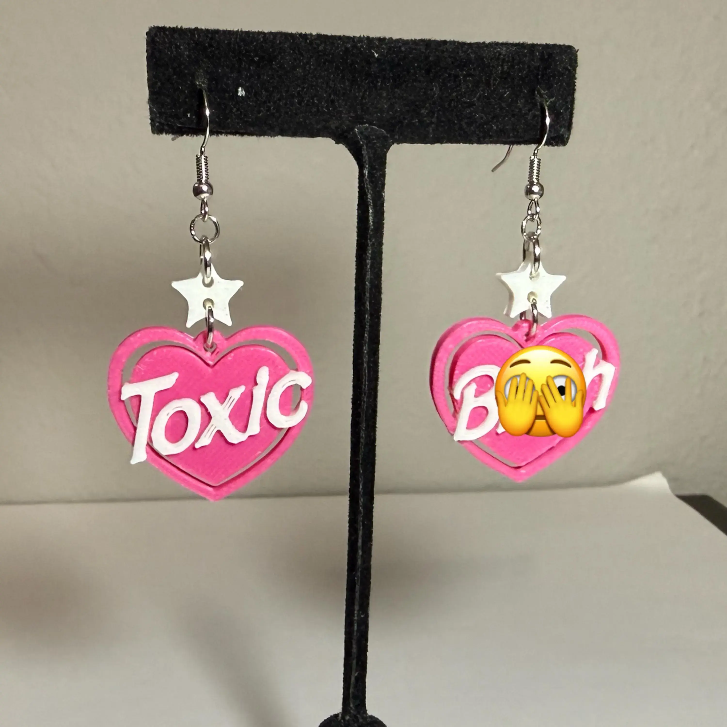 Funny 3D Printed Earrings for Adults 18+