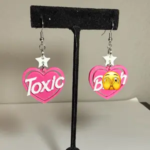 Funny 3D Printed Earrings for Adults 18+