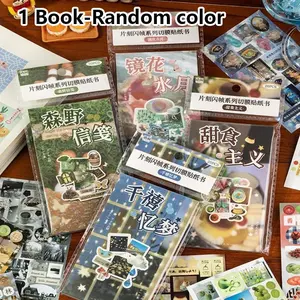 Vintage Japanese Diary Sticker Book Set, 20 Pieces DIY Scrapbooking Supplies, Scrapbook Materials, Decorative Paper for Journals, Laptops & Water Bottles, Crafts Kits