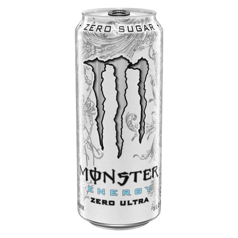 x15 pack Monster Energy Zero Ultra, Sugar Free Energy Drink, 16 Ounce (Pack of 15)