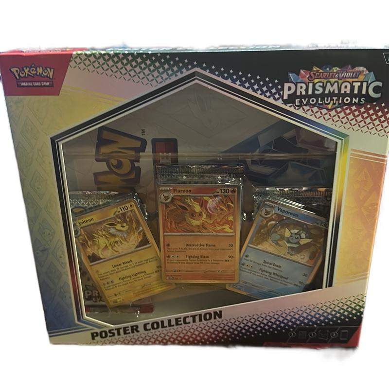 Pokémon SV: Prismatic Evolutions Poster Collection (Rip Live) - TikTok Shop