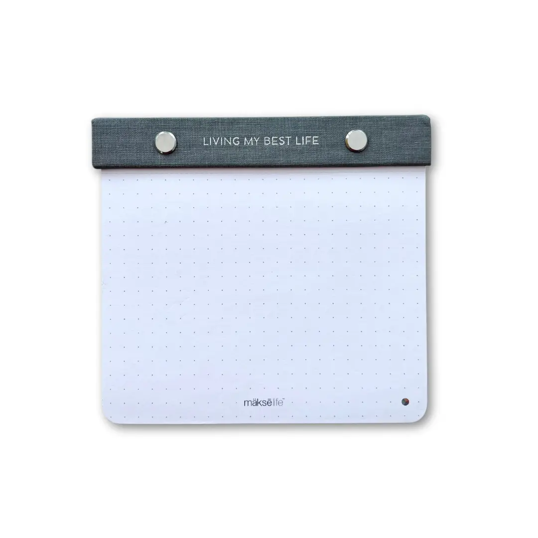 Living My Best Life Dot-Grid Notepad