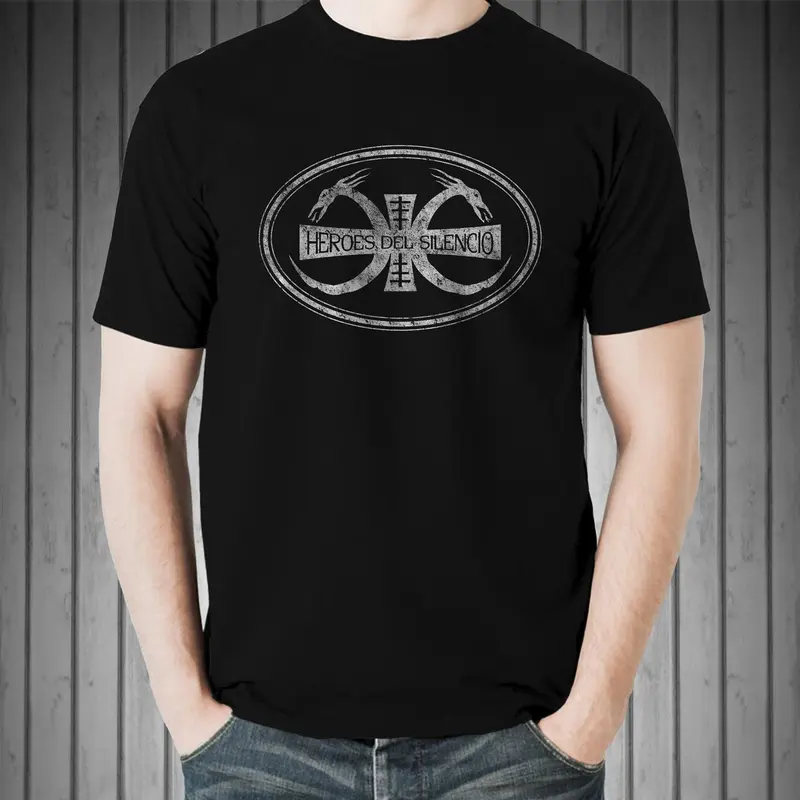 t shirt heroes del silencio - TikTok Shop