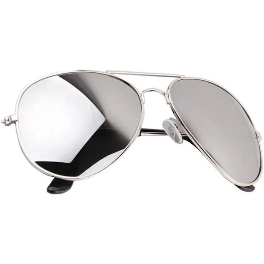 Metal Frame Aviator Sunglasses, Oversized UV400 Lenses, Shatterproof ZEN Oversized Aviator Super Dark Sunglasses – UV400 Anti  main image 3