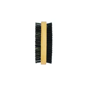 Curved Boar Dual Bristle Wave Brush Soft & Hard