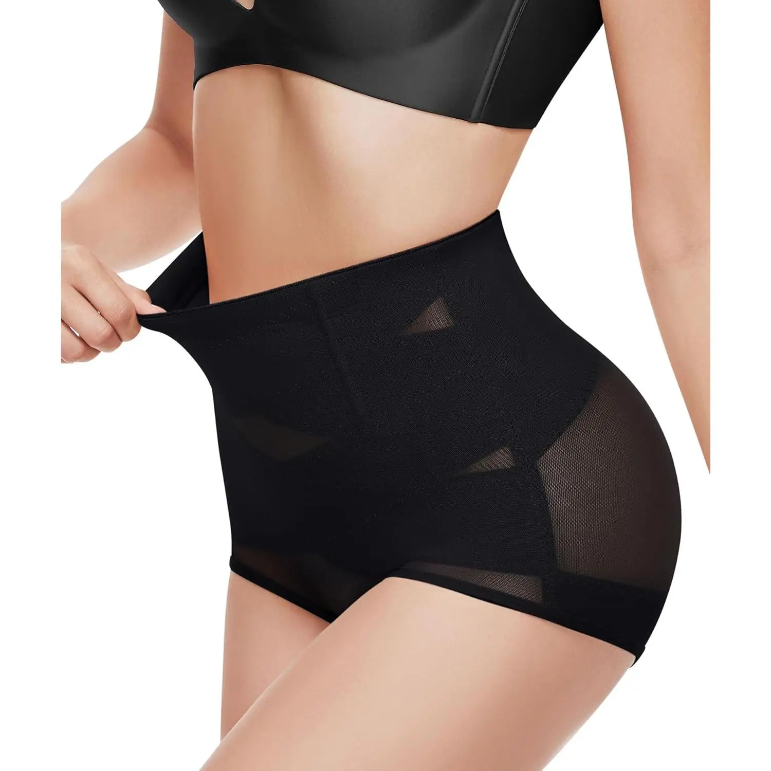 Shapewear Tummy Control Panties - Womens Shaping Underwear Compression Briefs Low Rise Cincher Bodyshaper Girdle Panty