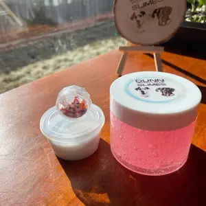 Dunn Slimes Strawberry Cow Slime - Shimmery Pink Slime with Fresh Strawberry Scent & Cute Cow Charms - Fun Texture & Adorable Design