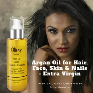 Olieny Moroccan Argan Oil – 100% Pure, Natural, Unrefined, Cold-Pressed