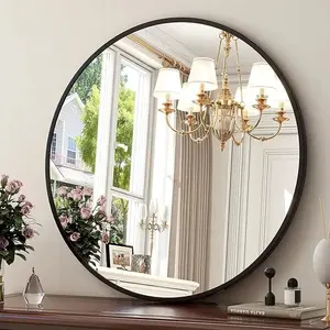 Soft Haus™ Halo Mirror – 36” Statement Wall Mirror