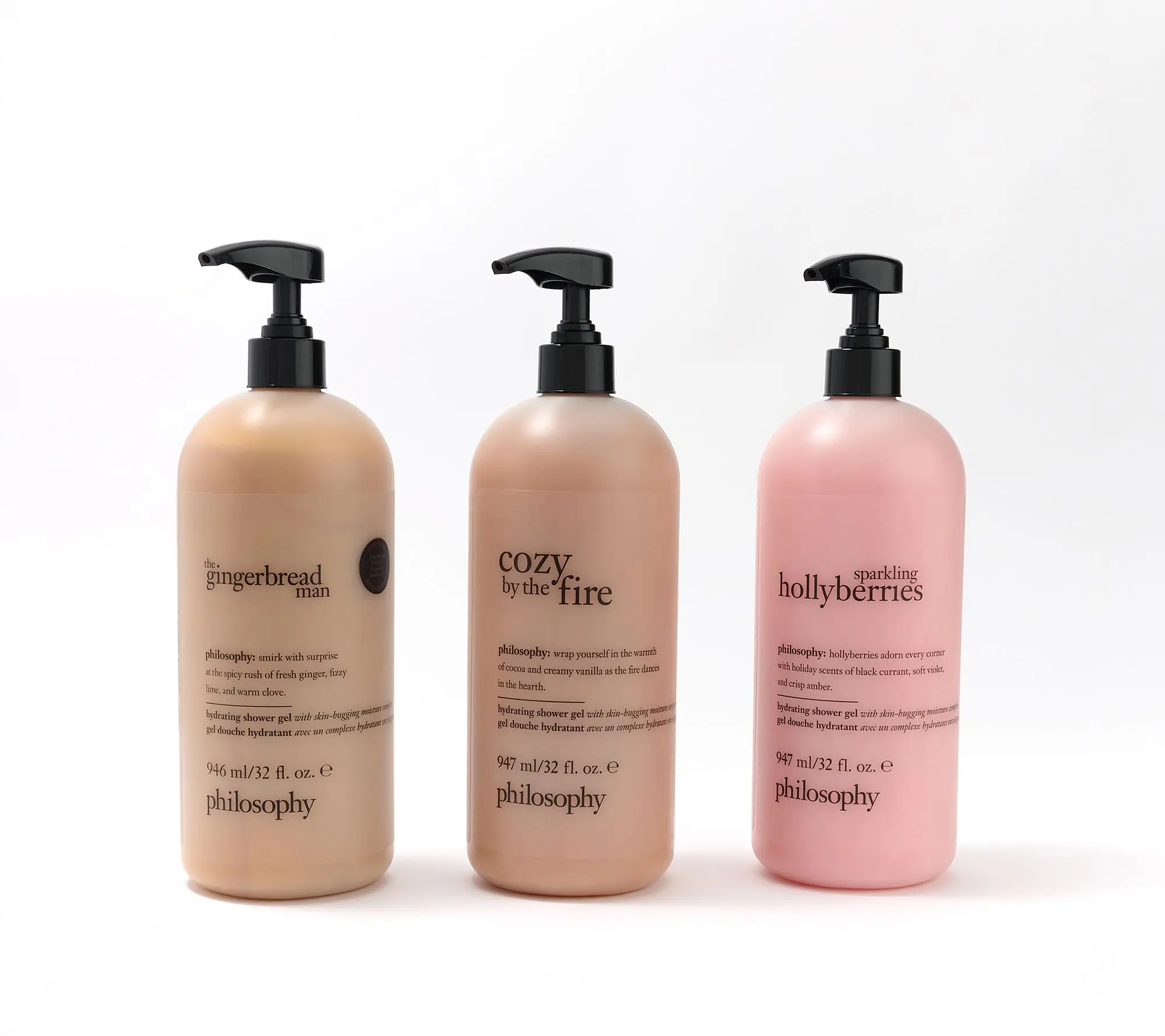 philosophy 32oz supersize holiday dreams shower gel trio