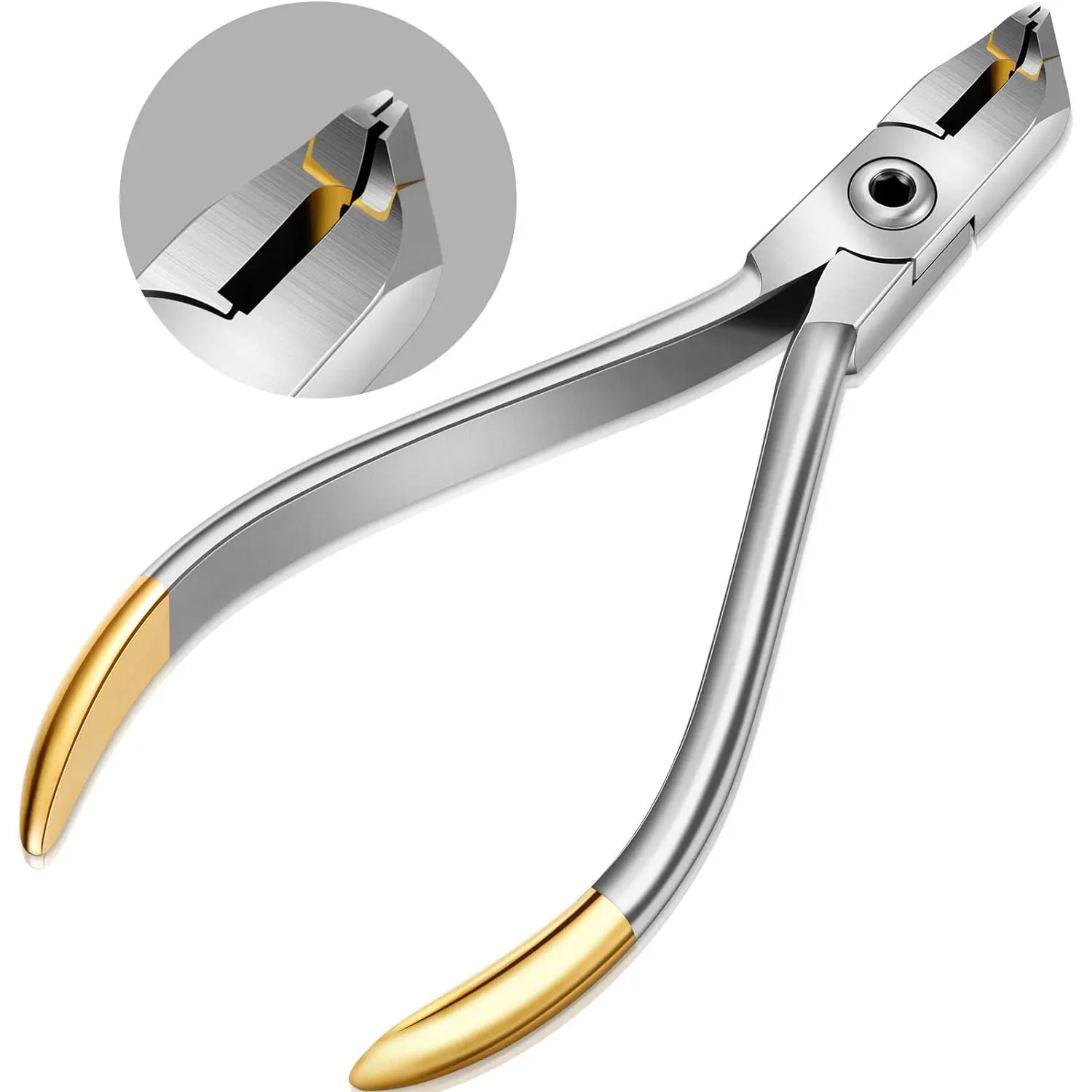 Distal End Braces Pliers - Archwire Cut Tool for Cutting Titanium Alloy Archwire, 1-Pack Braces Wire Cutter Kit for Tooth Appliance Removal (Home Supplies Party Gift Accessory), Pliers Braces