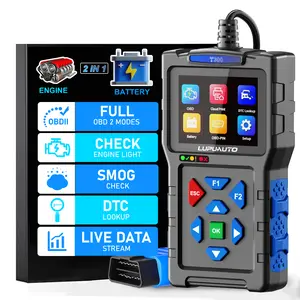 LupuAuto T300 OBD2 Scanner Diagnostic Tool, Code Reader with Battery Voltage Test & Live Data, for Most 1996+ OBDII Vehicles