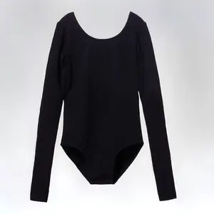 L-A032    Girls Classic Long Sleeve Leotard for Ballet Dance and Gymnastics, Toddler and Kids Dance Outfits