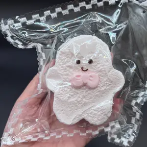 Frozen butter Pastel white gingerbread man soft 3 layered christmas