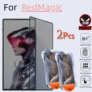 2-Pack Tempered Glass Screen Protector for Zte Nubia Redmagic Series Smartphone, Anti-Spy, Ultra-Clear, Easy Install, Scratch-Resistant, Protection