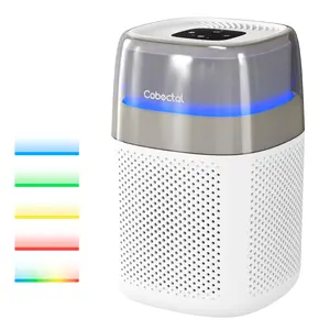 Ultra Quiet Cobectal ZQA-5000A Air Purifier Space Saving Design 12W Low Energy Perfect for Pet Owners Bedroom Living Room Office Use
