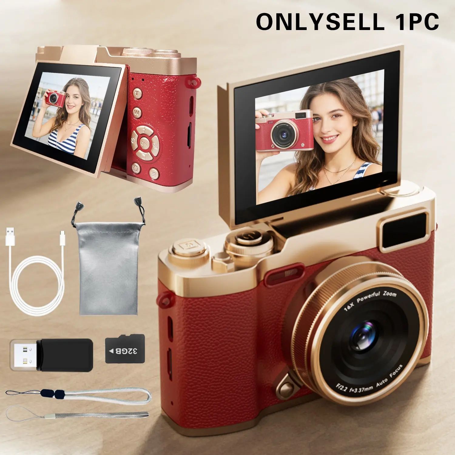 digital camera with flip camera - TikTok Shop