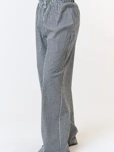Gingham Plaid Wide Leg Lounge Pant