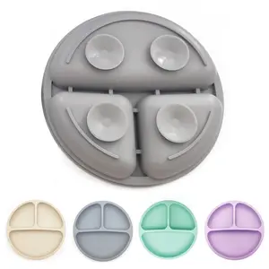 Silicone Suction Plate, Multiple Color Options