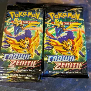 Pokémon Crown Zenith 1 Pack of  Additional Game Cards - Includes 10 Additional Cards