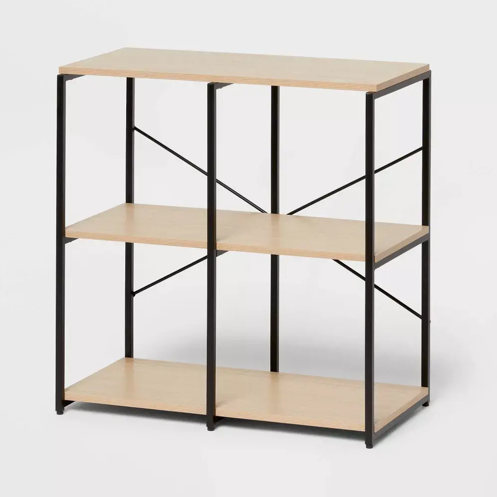 11" 4 Cube Storage Shelves - Brightroom: Modular Storage Furniture Anti-Tip Paper Laminate Powder-Coated Steel