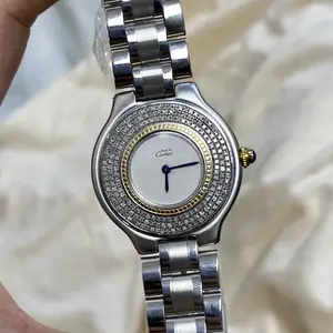 Cartier Must 21 Vintage 31mm Quartz - White Dial,  Two-Tone & Diamond-Set Caseback Ladies Watch 11892174
