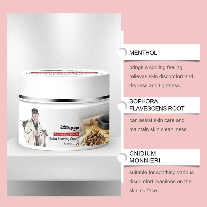 [TikTokShopBlackFriday] Herbal Skin Repair Body Cream – South Moon Chinese Herb-Infused Soothing Formula for Eczema & Psoriasis, Relieves Dry Itchy Sensitive Skin, Anti-Bacterial & Deep Moisturizing, TikTok Viral Skin-Improving Care