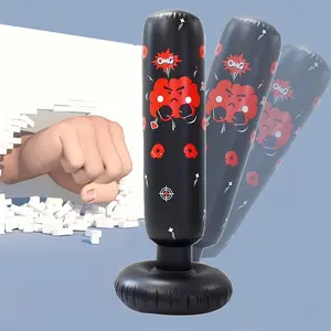 Inflatable Free Standing Punching Bag Boxing Cardio Kickboxing Fitness Training for kids adult xmas gift