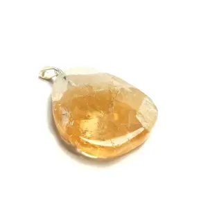 Citrine Slice Pendant