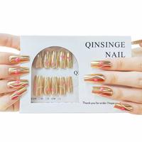 Golden Mandala Nail Art