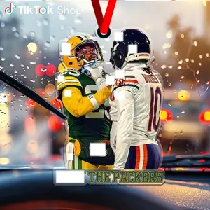 Da Bears Football Iconic Moment Ornament, 2026 Sport Ornament, Chicago Football Decor