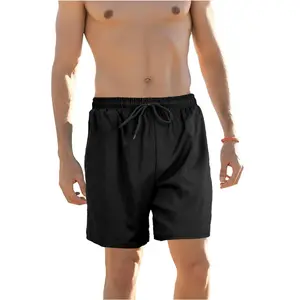 Men's Swim Trunks With Compression Liner 5 Inch Inseam Quick Dry Board Shorts With Pockets