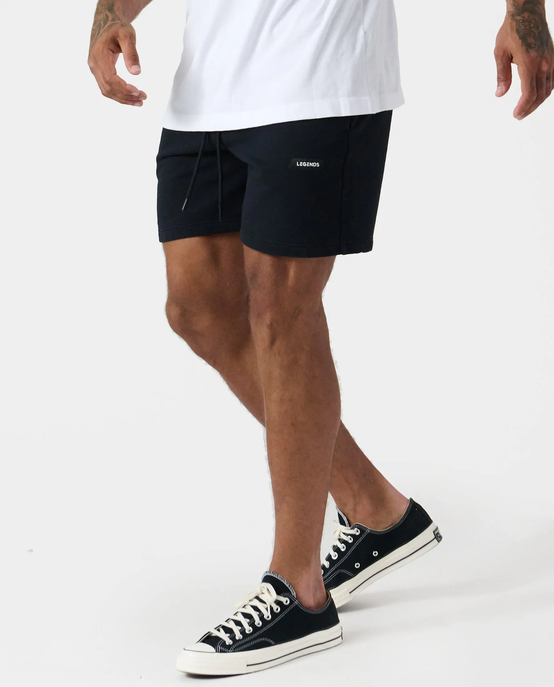 Fairfax Sweatshort Black, Medium