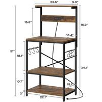 23.6 Inch Rustic Brown  