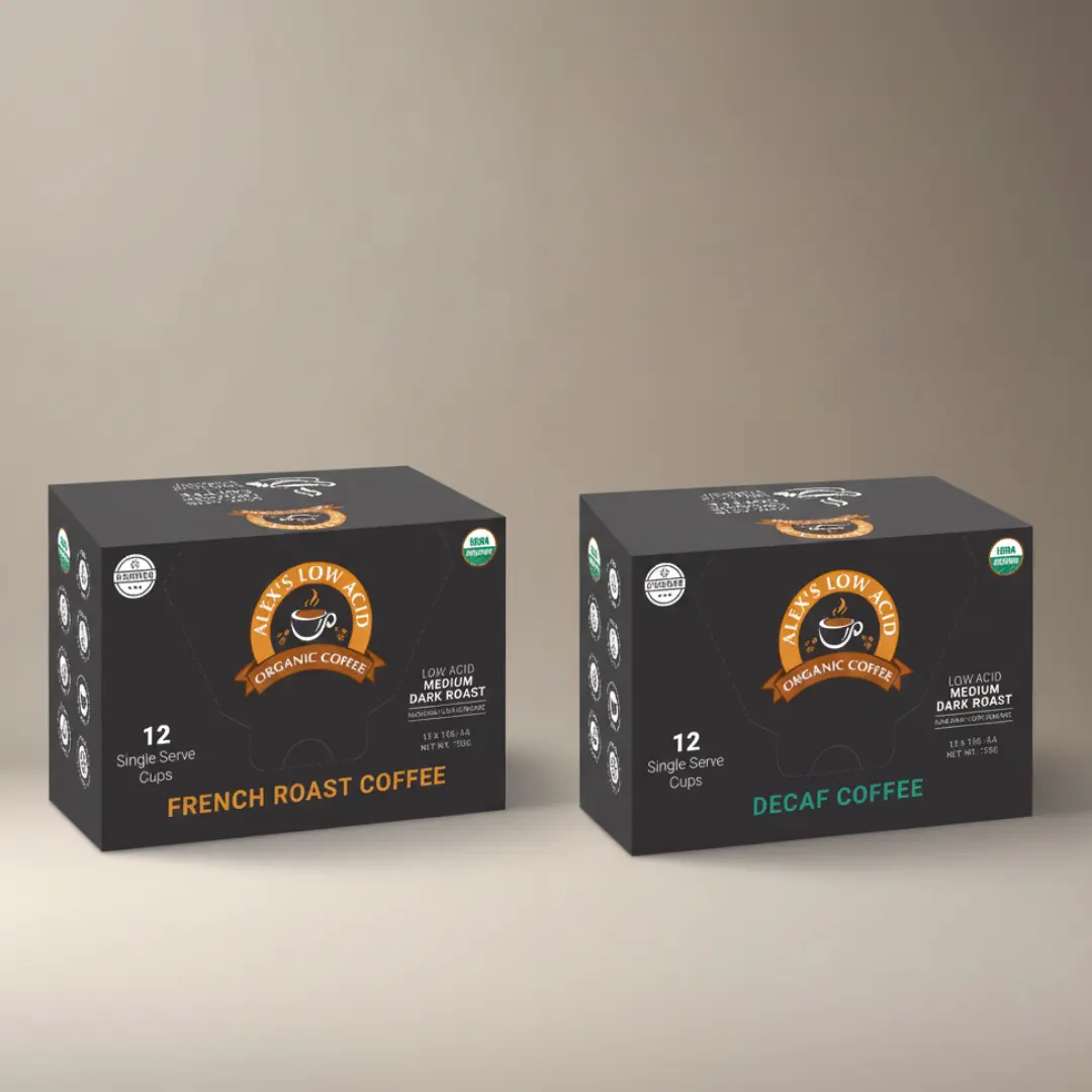 Alex's Low-Acid Organic Coffee™ Perfectly Prepared Host K-Cup Variety Pack