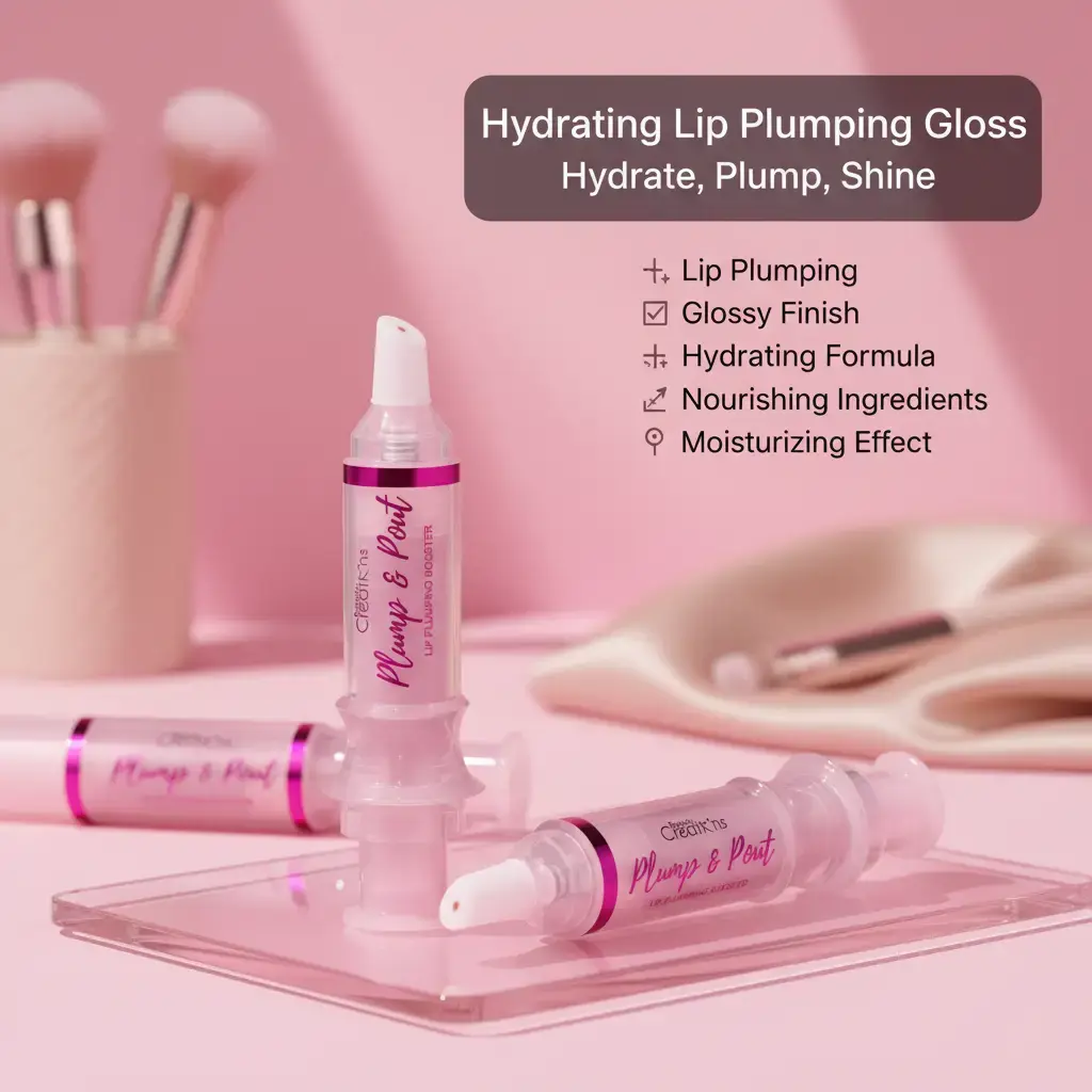 Beauty Creations Legally Hot Plump & Pout Lipgloss - Hydrate, Moisturizer, Nourishing, Smooth Lipstick for All Skin Types with Flawless Contour (Single Item)