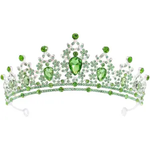 Tiaras for Women, Wedding Tiaras and Crowns for Women Tiaras for Birthday Party Princess Crown Hair Accessories Bride Rhinestone Halloween Decorations Headband