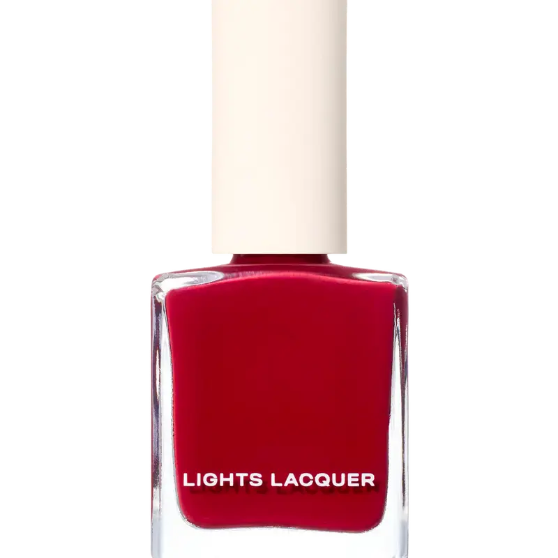 As If! - candy apple red creme nail polish