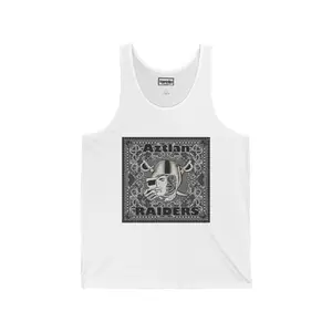 Aztlan Raiders Jersey Tank - Stylish Graphic Tank Top for Summer, Casual Wear, Gift for Sports lovers