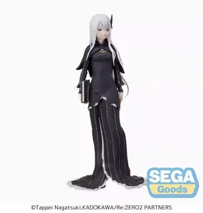 SEGA Treasure Re:Zero – Echidna Witch of Greed Closed Book Ver. Figure Anime PVC Statue Collectible Display Figurine
