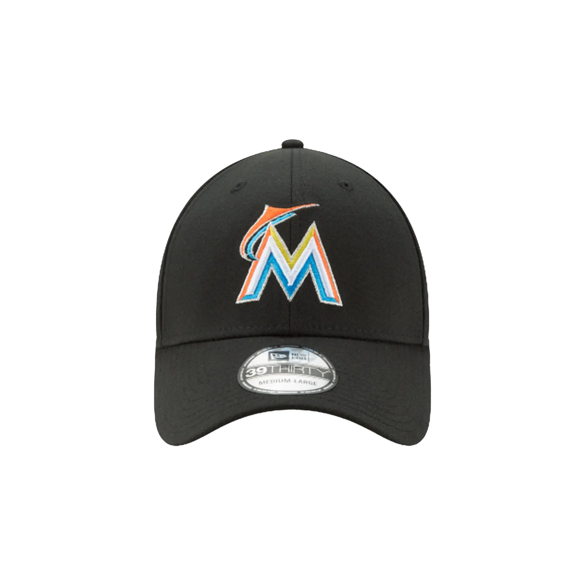 39THIRTY Miami Marlins Flex Fit Hat "Black" NE583