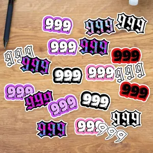 Stickers Pack 20 Pcs 999 Car Juice Guitar Skateboard wrld Bottle Aesthetic Water Bumper Colorful Luggage Vinyl Waterproof Laptop Bike