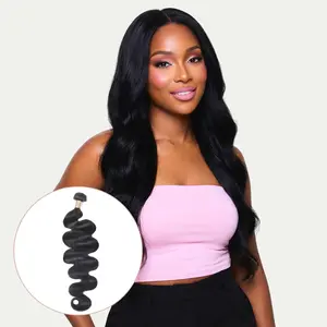 Body Wave 100% Human Hair Bundles - Natural 1B Color, Easy Installation, Virgin Hair Extensions