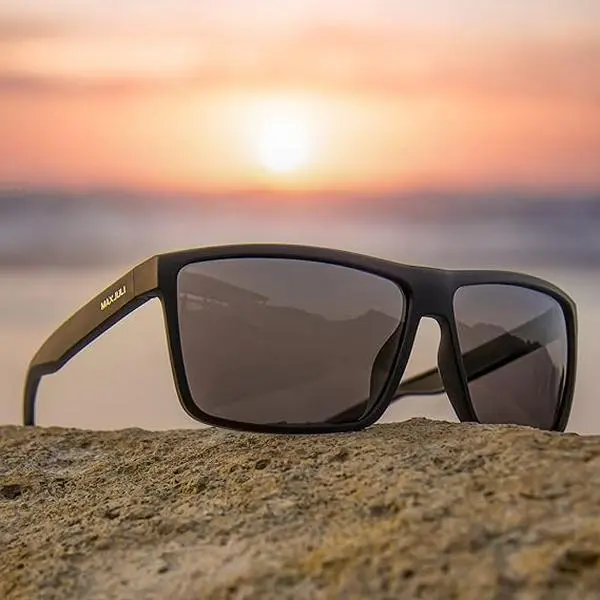 Polarized Big Sunglasses for Men Women with Big Heads UV 400 Protection 8125