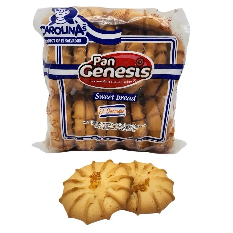 Sweet bread Pan Génesis 24 unidades. Delicioso pan Snack Traditional