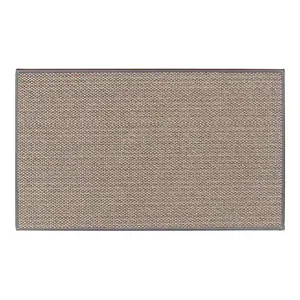 Linen Carpet Rubber-Backed Kitchen Mat, Foldable Long Strip Mat, Water-Absorbing Anti-Slip Blanket, Durable & Stylish Design