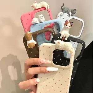 So many cats! 14ProMax phone case iPhone15Pro new 13 women's model 12 soft 11 Apple 16